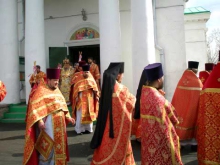 Божественная литургия в Троицком соборе Красноярска 4