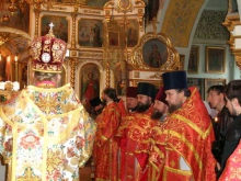 Божественная литургия в Троицком соборе Красноярска 3