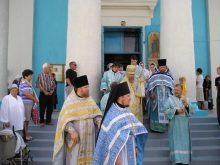 Праздничная Божественная литургия в Казанском соборе 5