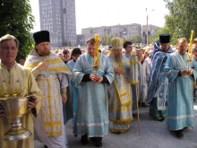 Праздничная Божественная литургия в Казанском соборе 6