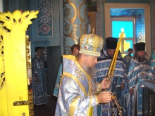 Праздничная Божественная литургия в Казанском соборе 3