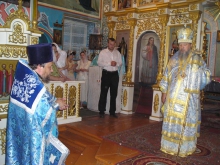 Праздничная Божественная литургия в Казанском соборе 8