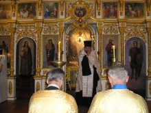 Всенощное бдение на праздник Преображения Господня