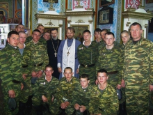 Благотворительное крещение военнослужащих 2