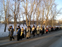 Ачинск встречает Крестный ход Под звездой Богородицы 3