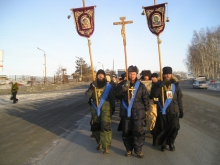 Ачинск встречает Крестный ход Под звездой Богородицы 2