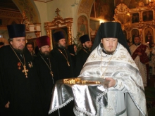 Божественная литургия в Свято-Троицком соборе г. Красноярска