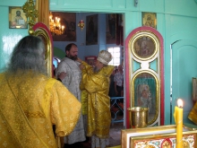 Божественная Литургия в Петро-Павловском храме г. Ужур 4