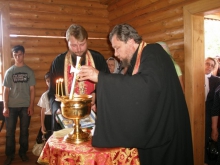 Молебен в часовне святого Великомученика Пантелеимона 2
