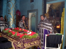 Изнесение Плащаницы Спасителя
