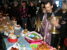 Освящение куличей