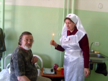 Благодатный огонь в больнице 3