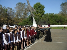 Молебен в Кадетском корпусе 3