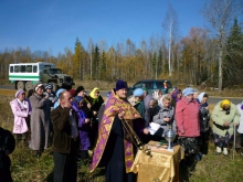 В поселке Рассвет установлен Поклонный крест 2