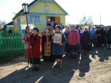 В поселке Рассвет установлен Поклонный крест