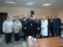Священник благословил водителей