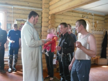 Крещение в с. Тюхтет 2