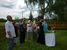 Молебен в селе Новобирилюссы