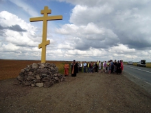В г. Шарыпово установлен Поклонный Крест