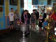 Благотоворительное крещение в храме