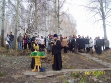 Освящение часовни на озере Инголь