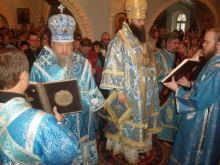 Божественная литургия в Покровском соборе г. Красноярска