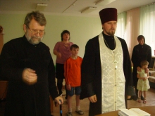 Крещение в детском доме г. Назарово