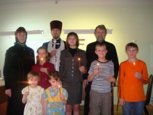 Крещение в детском доме г. Назарово 2
