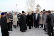 Освящение здания ФАПа в с. Михайловка Ужурского района