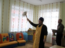Освящение детского сада в г. Ужур