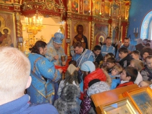 Архипастырский визит в г. Назарово 3