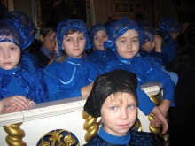 Причащение гимназистов