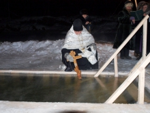 Великое освящение воды в Большом Улуе