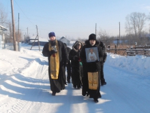 Молебен на источнике святого Феодора Томского