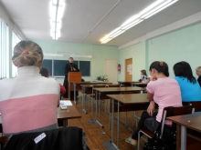 Священник встретился со студентами