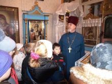 Младшеклассники побывали в гостях у батюшки