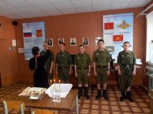 Посещение воинской части 2