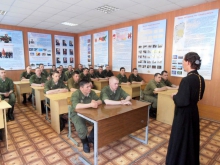 Посещение воинской части