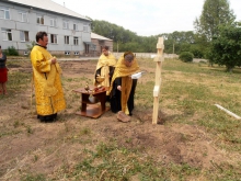 Освящение места для строительства часовни 3