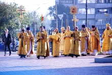 Святейший Патриарх Кирилл освятил новый храм Рождества Христова 7