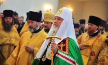 Святейший Патриарх Кирилл освятил новый храм Рождества Христова 5