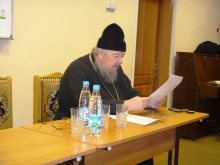 Совещание в Епархиальном управлении
