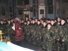 Экскурсия в храме для воспитанников Кадетского корпуса 2