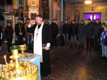 Молебное пение перед соревнованиями