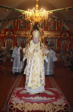 Богослужение в Благовещенском соборе г. Красноярска