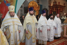 Богослужение в Благовещенском соборе г. Красноярска 4