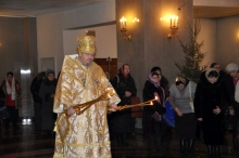 Божественная литургия в храме Рождества Христова 2
