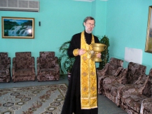 Молебен в санатории Родник