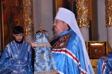 Богослужение в храме Рождества Христова