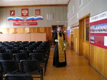 Молебен с воодосвящением в Ачинском Межмуниципальном Управлении Внутренних Дел 2
